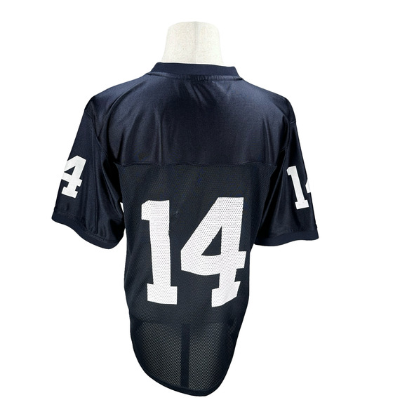 Colosseum Penn State Nittany Lions Football 14 Jersey Men Small Navy Blue V-Neck - Picture 4 of 11